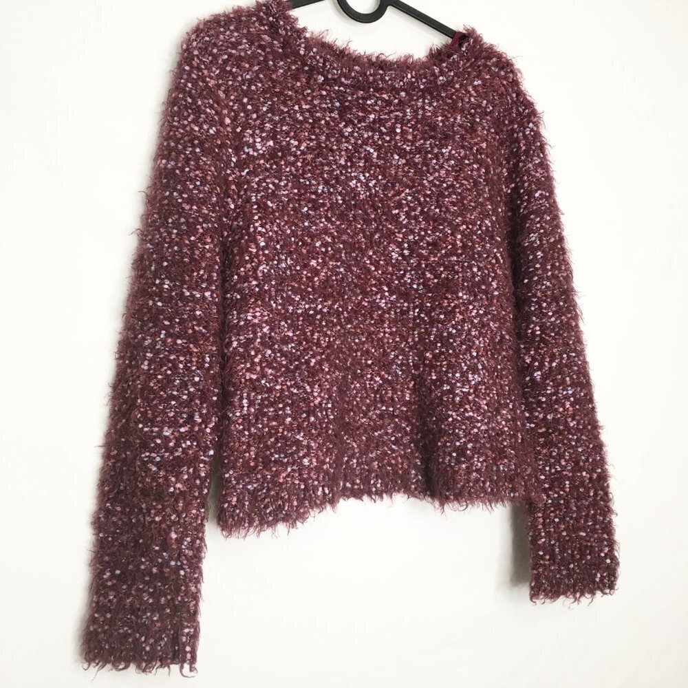 WILD FABLE Soft Eyelash Knit Multicolor Sweater S